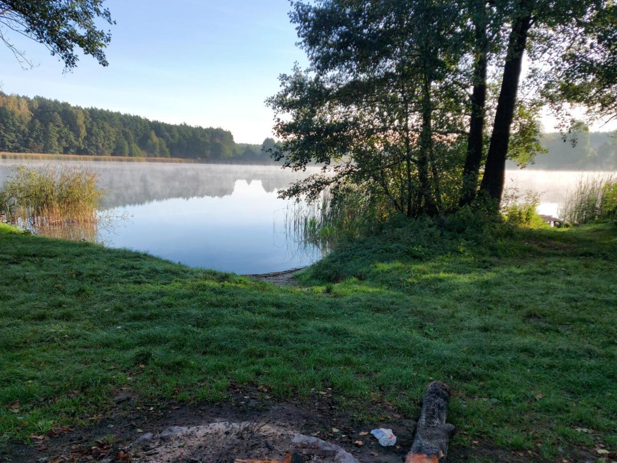 Dom Przy Lesie Villa Wielgie Exteriör bild